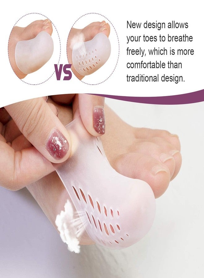 Promifun Gel Big Toe Caps, 12 Pack Toe Protectors for Women, Silicone Toe Covers Sleeves for Men, Blisters, Corns, Friction Pain Relief (Breathable, Big) - Image 4